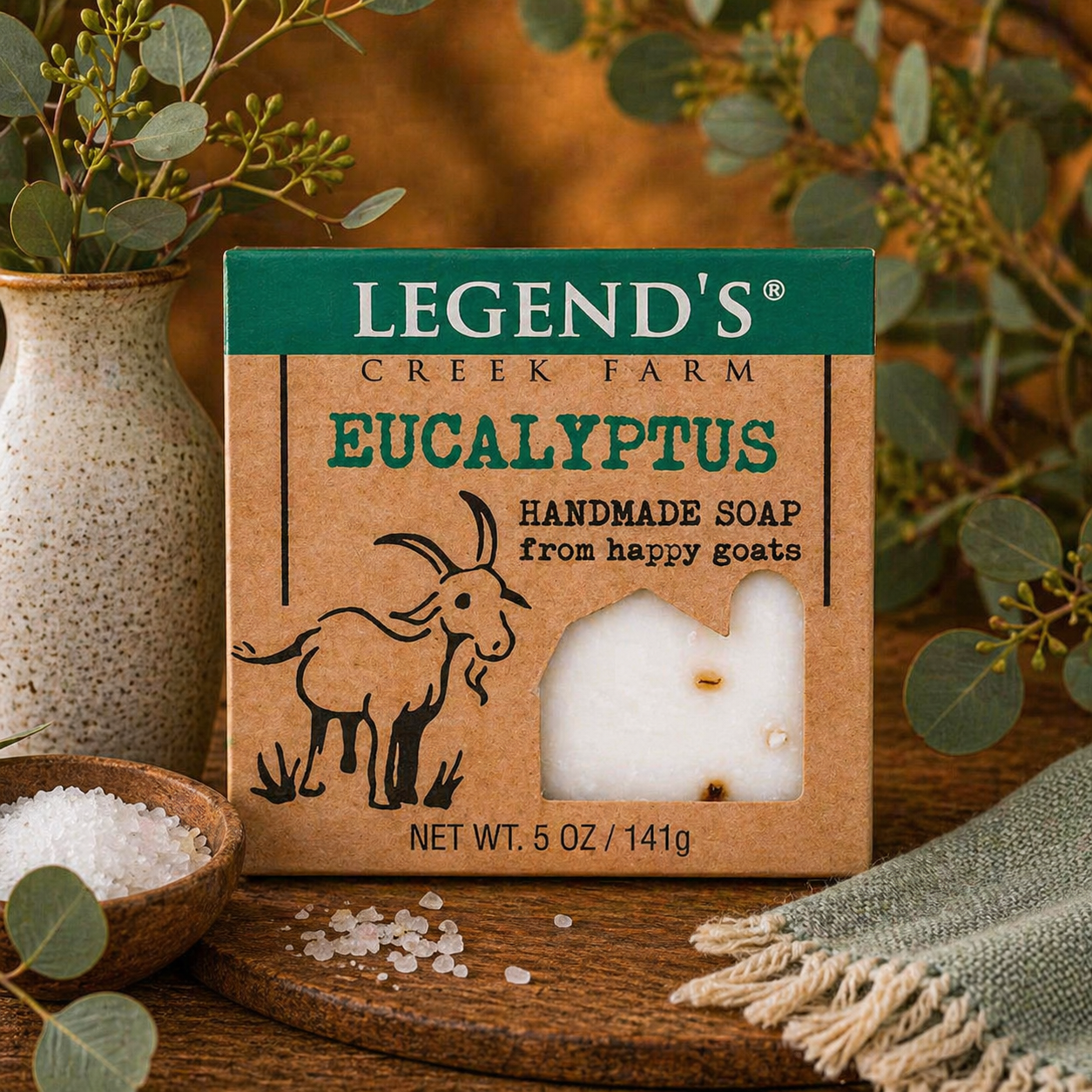 Eucalyptus Goat Milk Soap | Legend's Creek Farm