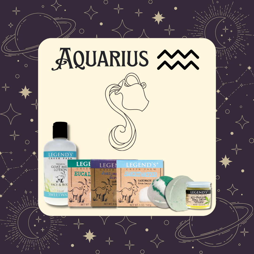 Aquarius Zodiac Gift Set – Legend's Creek Farm