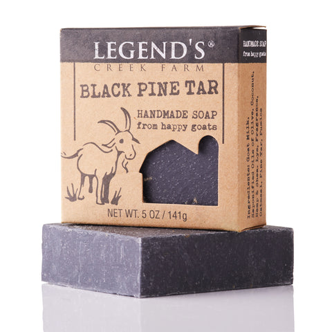 Image of Black Pine Tar Goat Milk Soap