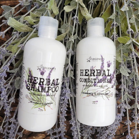 Image of Rosemary & Lavender Herbal Goat Milk Shampoo