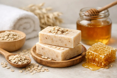 Oatmeal and Honey Soap Benefits for Dry Skin