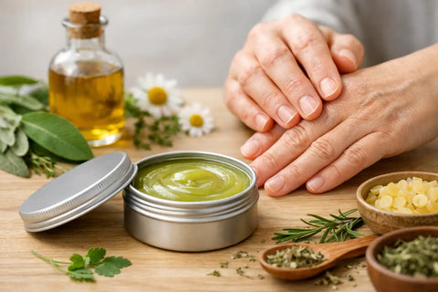 Herbal Salve for Dry Cracked Skin That Helps