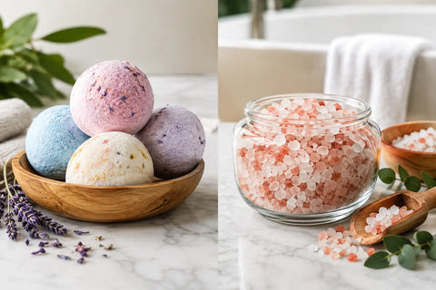 Bath Bombs vs Bath Salts: Which Fits Your Soak?