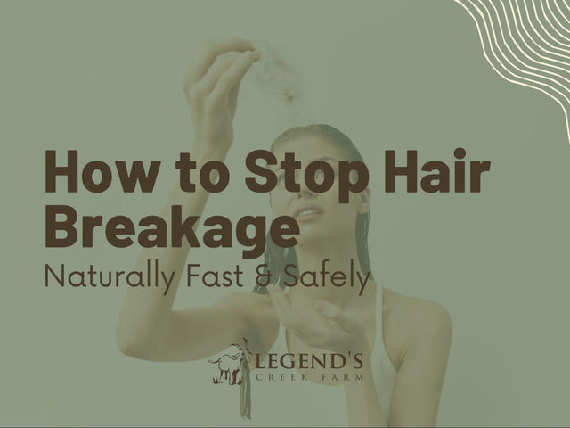 How to Stop Hair Breakage Naturally Fast & Safely – Legend's Creek Farm