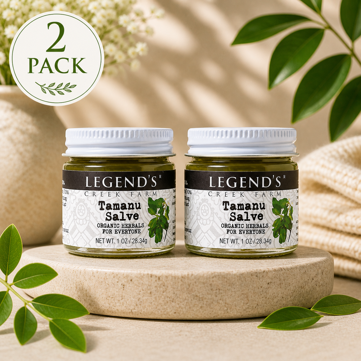 TAMANU SERUM & BALM セット 新品未開封 Tamanu & Hemp Herbal Salve – Legend's Creek Farm