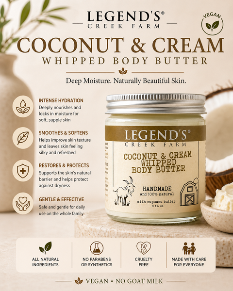 Vegan Cupuacu Coconut & Cream Whipped Body Butter