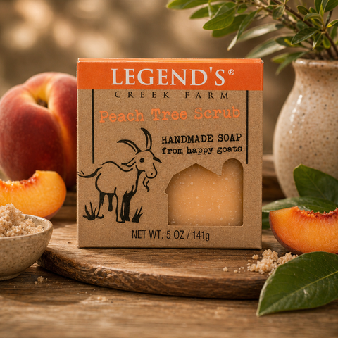 Peach Tree Scrub Goat Milk Soap