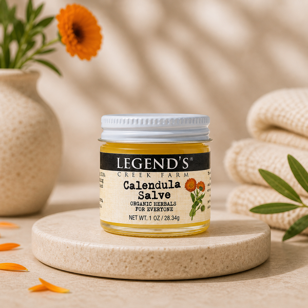 Calendula Salve for Skin Healing | Legend's Creek Farm