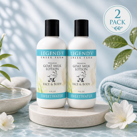 Sweetwater Goat Milk Lotion – Legend's Creek Farm Sweetwater Goat Milk Lotion – Legend's Creek Farm