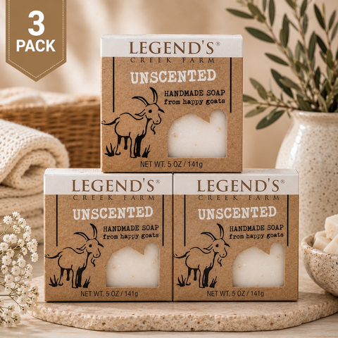 Unscented Goat Milk Soap - Fragrance Free
