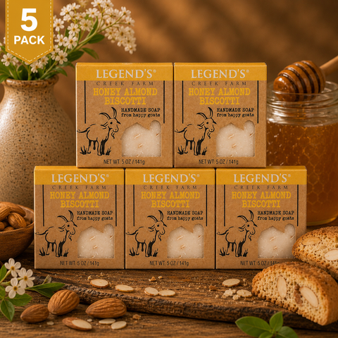 Honey Almond Biscotti Goat Milk Soap