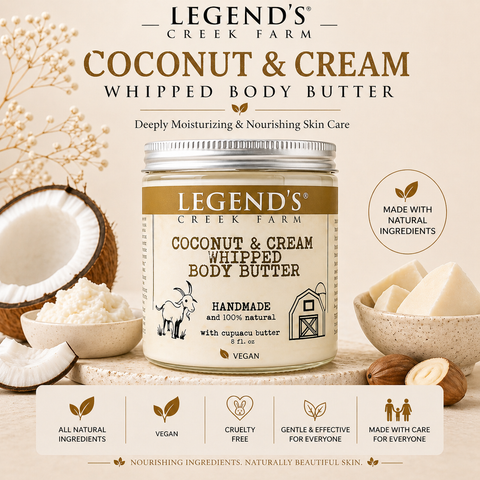 Vegan Cupuacu Coconut & Cream Whipped Body Butter