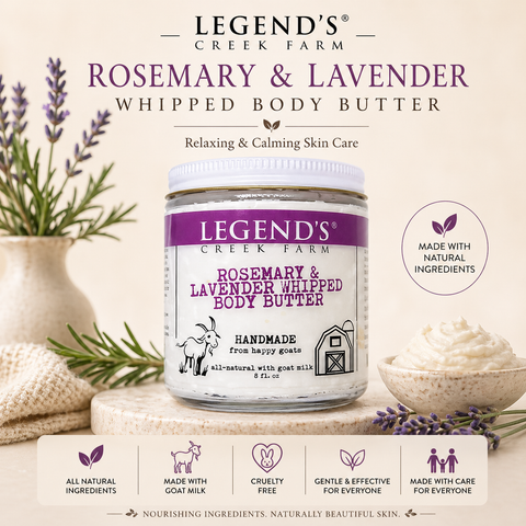 Rosemary and Lavender Whipped Body Butter