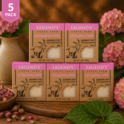 Hydrangea Rose Goat Milk Soap