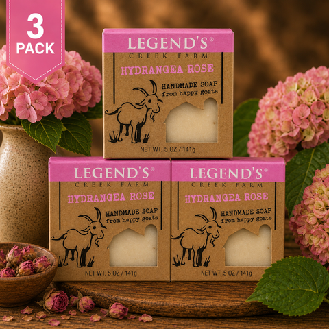 Hydrangea Rose Goat Milk Soap