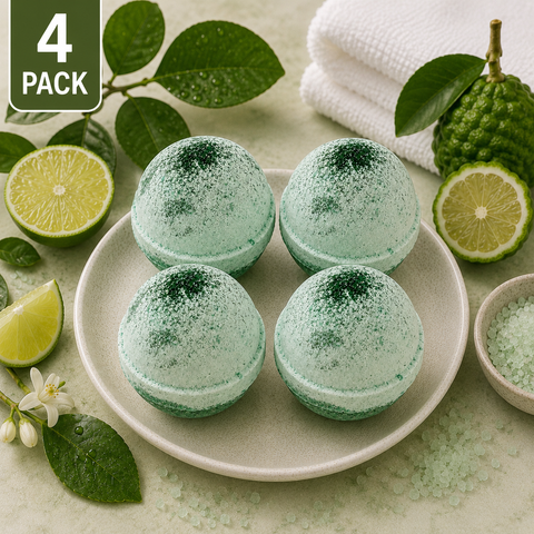 Goat Milk Bath Bomb - Bergamot Lime