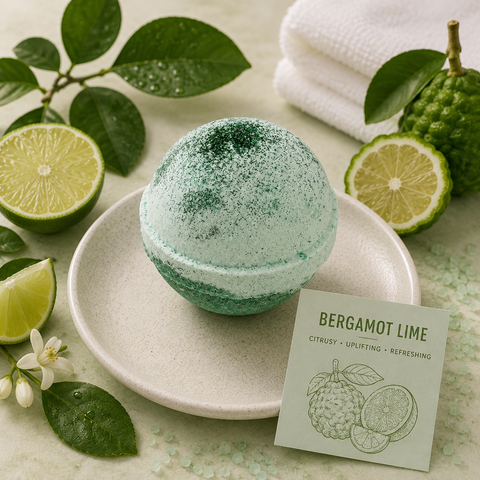 Goat Milk Bath Bomb - Bergamot Lime