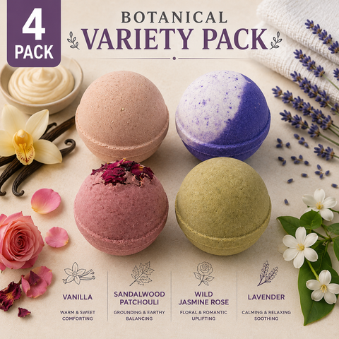 Bath Bomb 4-Pack Variety Bundles
