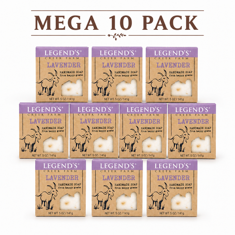 Mega 10-Pack Goat Milk Soap Bundle