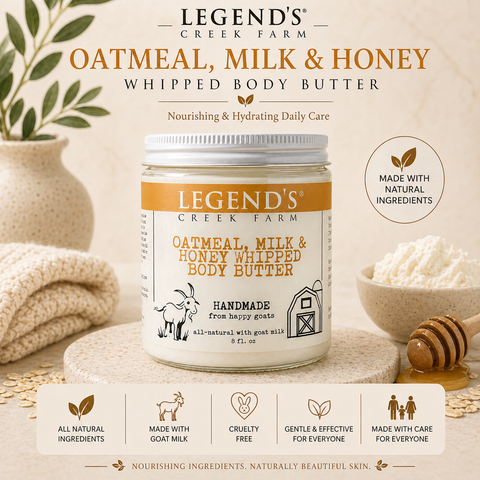 Oatmeal, Milk & Honey Goat Milk Whipped Body Butter