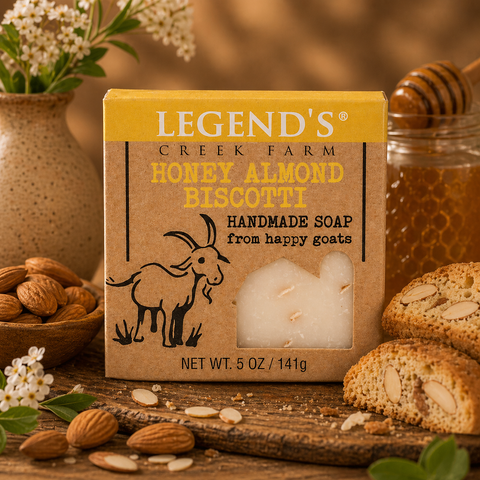 Honey Almond Biscotti Goat Milk Soap