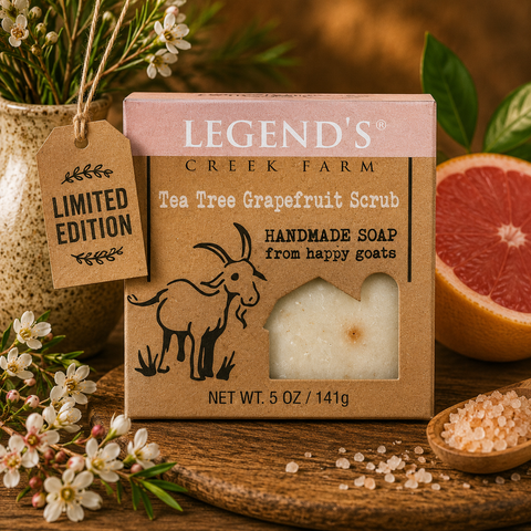 Tea Tree Grapefruit Goat Milk Soap