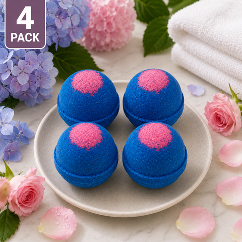 Goat Milk Bath Bomb - Hydrangea Rose