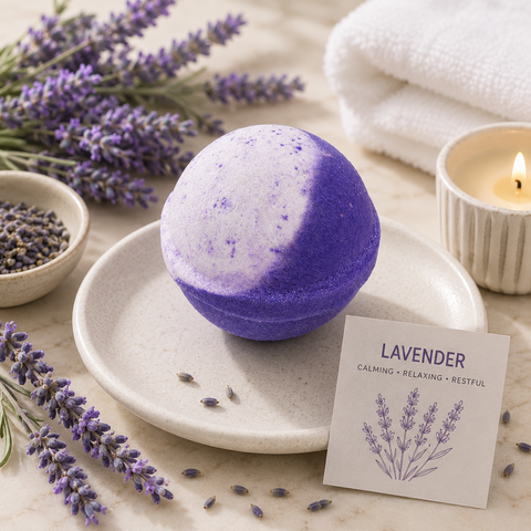 Goat Milk Bath Bomb - Lavender