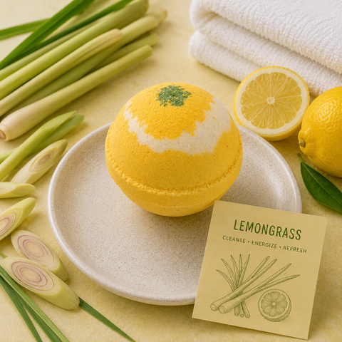 Goat Milk Bath Bomb - Lemongrass