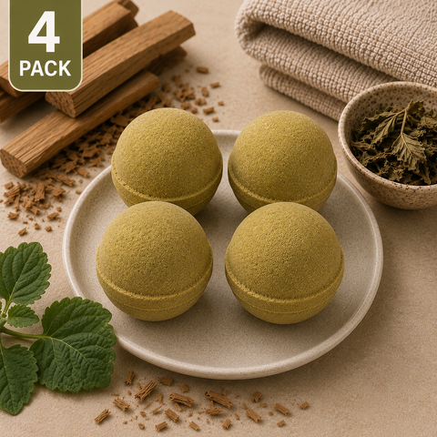 Goat Milk Bath Bomb - Sandalwood Patchouli