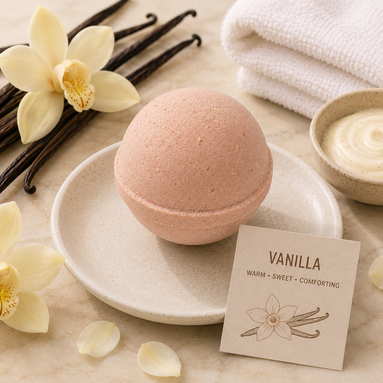 Vanilla Goat Milk Bath Bomb | Legend's Creek Farm