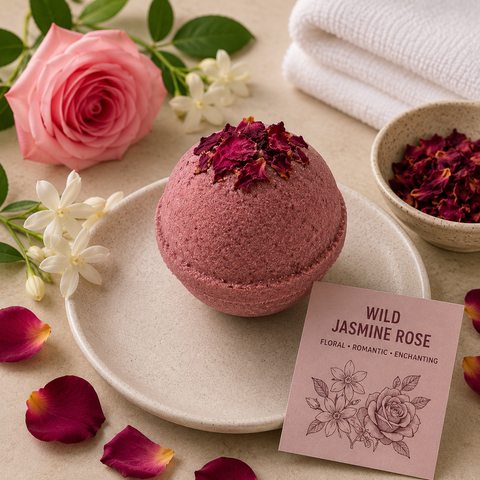 Goat Milk Bath Bomb - Wild Jasmine Rose