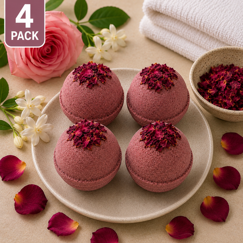 Goat Milk Bath Bomb - Wild Jasmine Rose