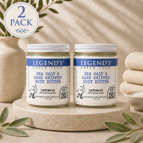 Sea Salt & Sage Goat Milk Whipped Body Butter