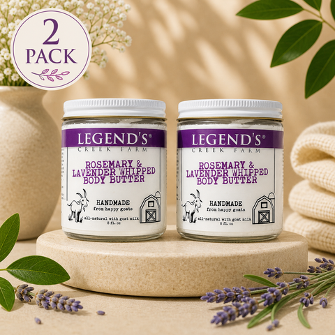 Rosemary and Lavender Whipped Body Butter