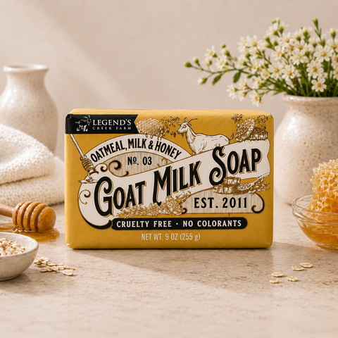 Oatmeal, Milk & Honey Triple Milled Goat Milk Soap
