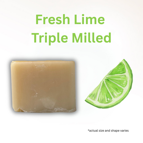Fresh Lime Triple Milled Goat Milk Soap (1oz)
