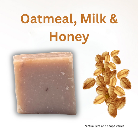 Oatmeal, Milk & Honey Goat Milk Soap (1oz)