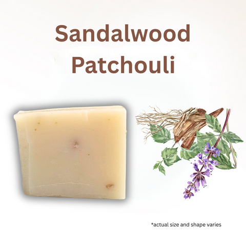 Sandalwood Patchouli Goat Milk Soap (1oz)