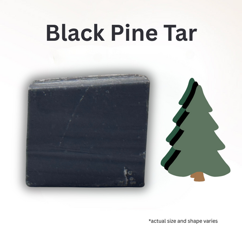 Black Pine Tar Goat Milk Soap (1oz)