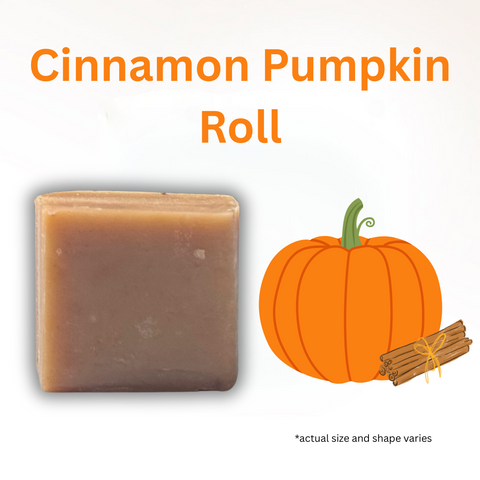 Cinnamon Pumpkin Roll Goat Milk Soap (1oz)