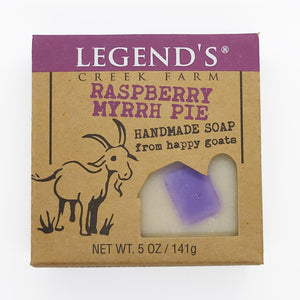 Raspberry Myrrh Pie Goat Milk Soap