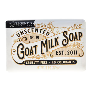 Unscented - Triple Milled Goat Milk Soap - Fragrance Free