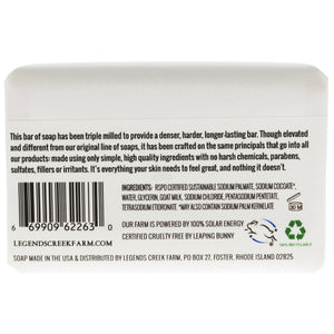 Unscented - Triple Milled Goat Milk Soap - Fragrance Free